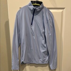 Men's large Greyson quarter zip. Light blue